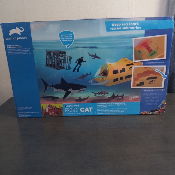 Animal Planet Deep Sea Shark Rescue Submarine Playset New Factory Sealed - Picture 7 of 12